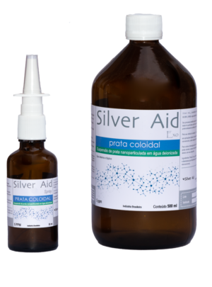 Silver Aid Prata Coloidal 500 ML + Spray 50ML