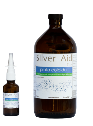 Silver Aid Prata Coloidal 1 L + 1 spray 50 ml